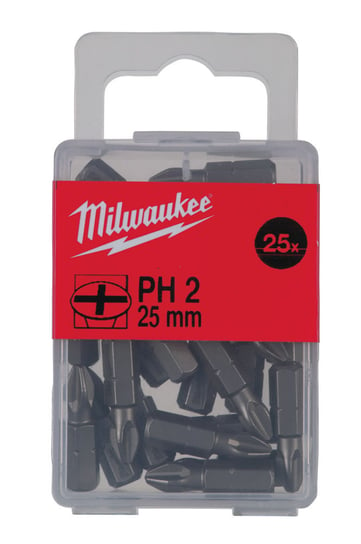 Bit Zestaw bitów PH2 (25 szt.) dł. 25 mm MILWAUKEE Milwaukee