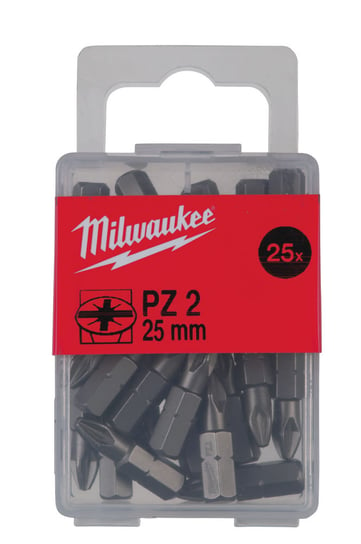 Bit Zestaw bitów PZ2 (25 szt.) dł. 25 mm MILWAUKEE Milwaukee
