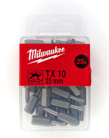 Bit Zestaw bitów TX10 (25 szt.) dł. 25 mm MILWAUKEE Milwaukee