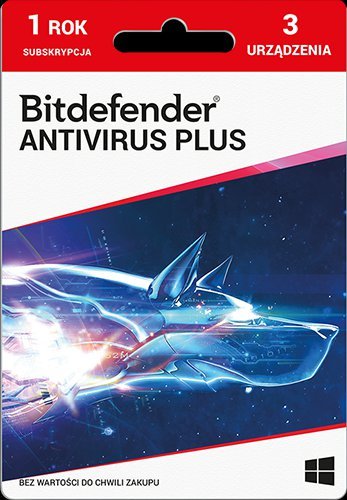 Bitdefender Antivirus Plus 3 urządzenia - 12 miesięcy Bitdefender