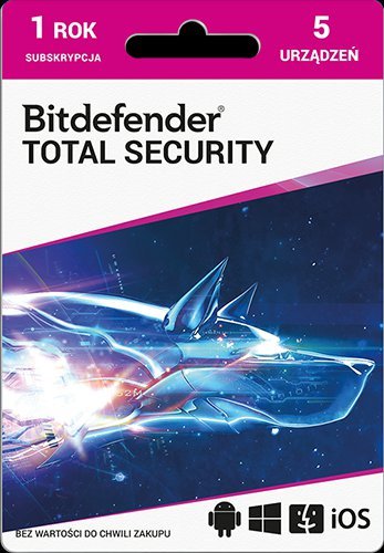 Bitdefender Total Security 5 urządzeń - 12 miesięcy Bitdefender
