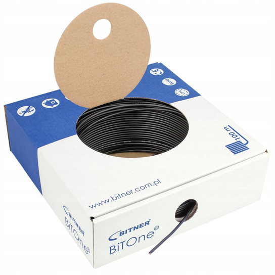 BITNER Przewód linka LGY 1,5mm2 750V czarny 100m - BITNER | Sklep EMPIK.COM