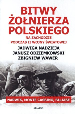 Bitwy żołnierza polskiego na Zachodzie podczas II wojny światowej Nadzieja Jadwiga, Odziemkowski Janusz, Wawer Zbigniew