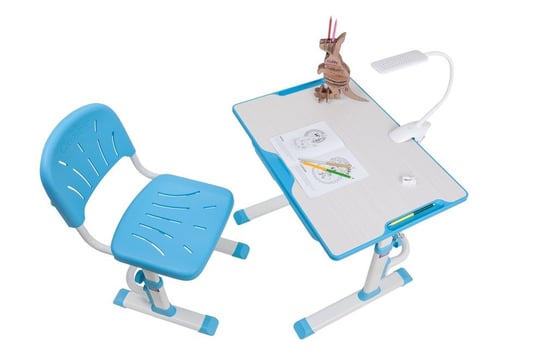 Biurko dla dzieci białe 70 cm Fun Desk z regulacją wysokości Fun Desk