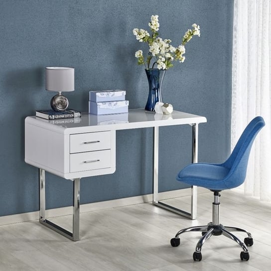 Biurko dla dzieci nowoczesne białe 120 cm Style Furniture Natty Style Furniture