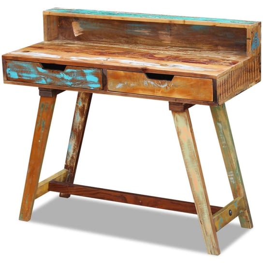 Biurko dla dzieci tradycyjne palisander 100 cm vidaXL z nadstawką nad biurko vidaXL