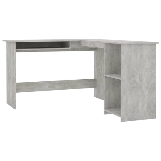 Biurko do gabinetu narożne szare 120 cm vidaXL vidaXL