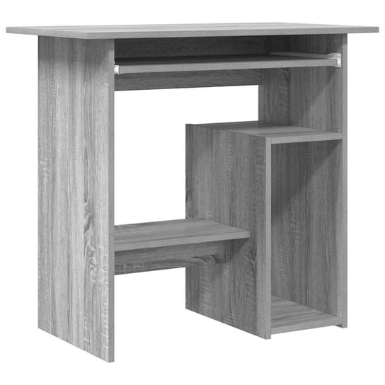 Biurko do gabinetu tradycyjne szare 80 cm vidaXL vidaXL