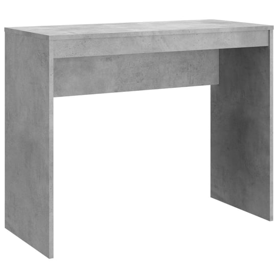 Biurko drewnopochodne, 90x40x72 cm, szarość betonu Zakito