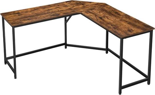 Biurko młodzieżowe narożne brązowe 149 cm Warthog Tables Warthog Tables