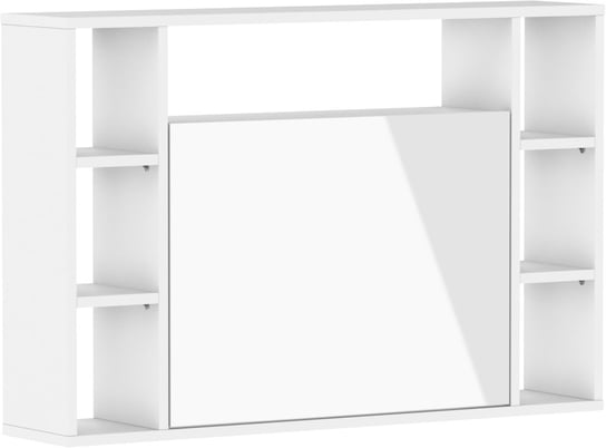 Biurko młodzieżowe rozkładane białe 94 cm BIM Furniture MUSE z nadstawką nad biurko BIM Furniture
