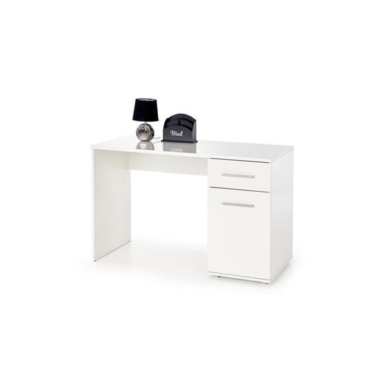 Biurko STYLE FURNITURE Puno, białe, 120x75x55 cm Style Furniture