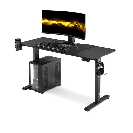 Biurko z regulacją wysokości do pracy biurowe gamingowe Diablo X-TENSIO 1400 czarne Diablo Chairs