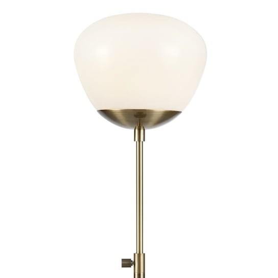 Biurkowa lampa Rise 108546 Markslojd antyczna regulowana biała złota Markslojd
