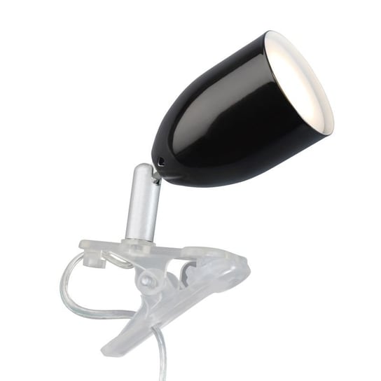 Biurkowa lampa z klipsem Leo G24801A06 Brilliant regulowana czarna Brilliant