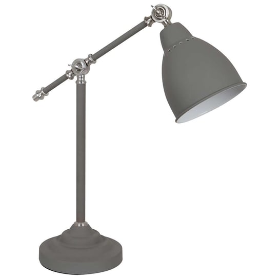 Biurkowa LAMPKA stojąca SONNY MT-HN2054-1-GR Italux industrialna LAMPA stołowa loft szara ITALUX