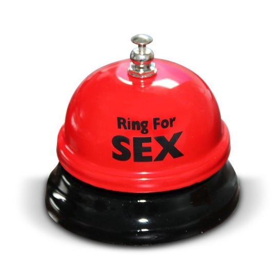 Biurkowy dzwonek na sex - Czerwono-czarny Gadget Factory