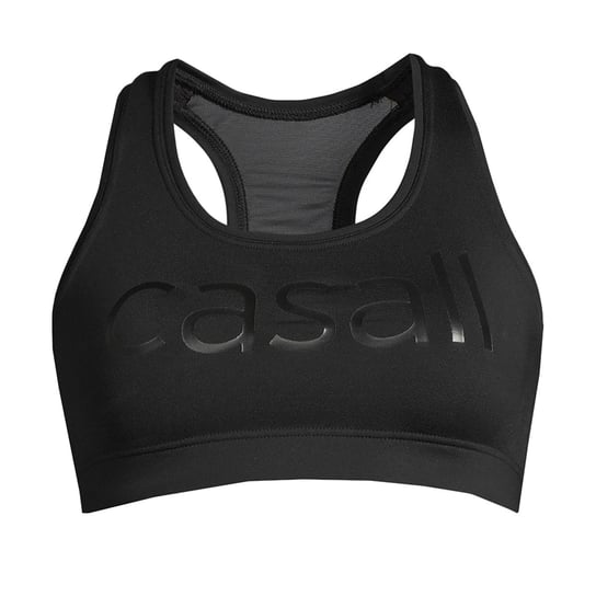 Biustonosz fitness Casall Iconic Wool Sports czarny 18850 XL, A/B-cup Casall