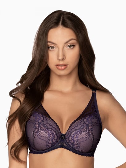 Biustonosz GAIA Push Up Irene 1183 granatowy  65D GAIA