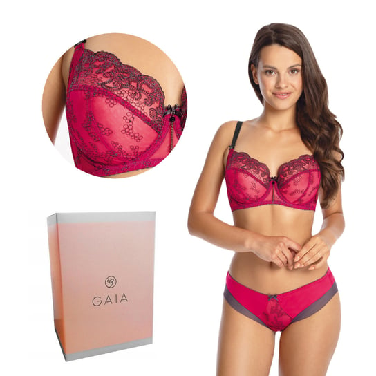 Biustonosz GAIA Soft Rose 1115 miękki czerwony  65F GAIA