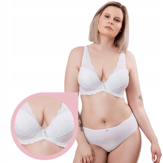 Biustonosz LEMAX ANGELINA Push up biały - 85C Lemax