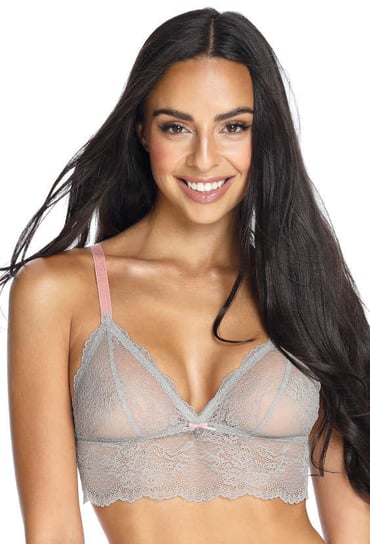 Biustonosz miękki trójkątny szary Pure M-3442/0-36 MAT Lingerie