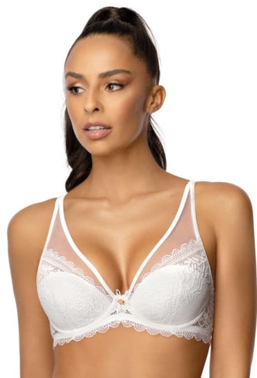 Biustonosz push-up biały Estelle M-0198/11-70D MAT Lingerie