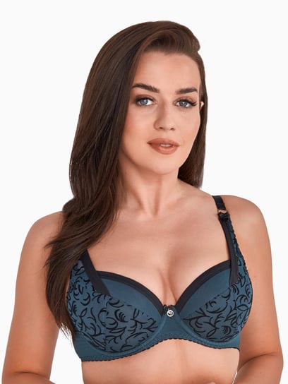 Biustonosz Push Up Cloe 1214 turkusowy  65E GAIA