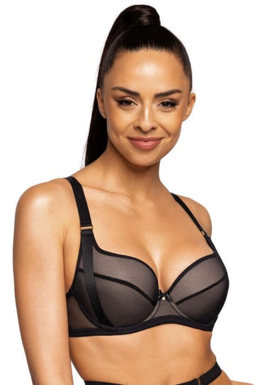 Biustonosz push-up czarny Denise M-0201/11-65B MAT Lingerie