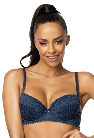 Biustonosz push-up granat Maddie M-3633/11-70C MAT Lingerie