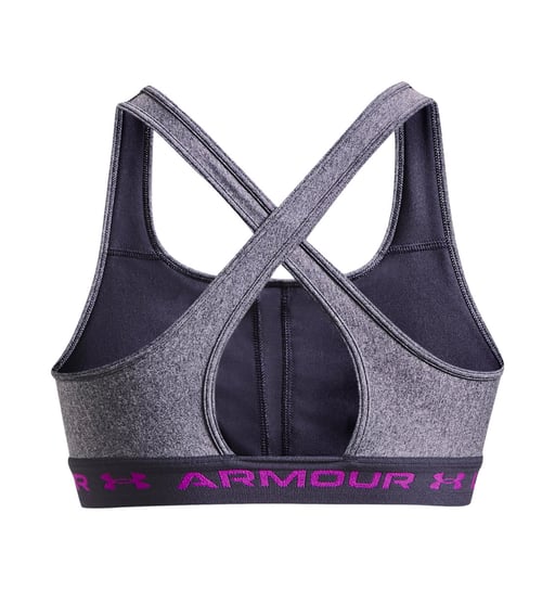 Biustonosz sportowy Under Armour Mid Crossback Heather Sports Bra 1361036 r.S Inna marka