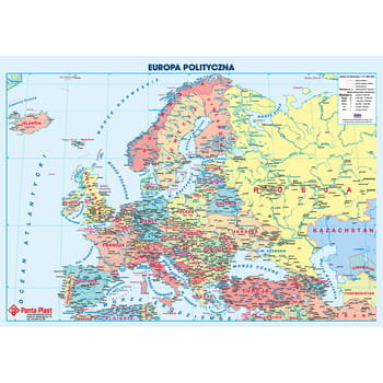 Biuwa Z Mapą Polityczną Europy Panta Plast Panta Plast
