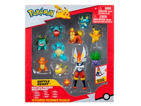 Bizak Pokemon Multipack 10 Figures, Gift Pack With 10 Figures With Incredible Finishes (63220244) Inna marka