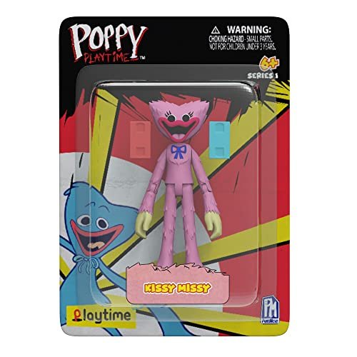 Bizak Poppy Playtime 13Cm Kissy Missy Articulated Action Figure, Come With Accessories As In The Video Game, Different Characters To Collect, Ages 6+ (64237702) Other