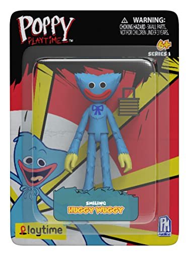 Bizak Poppy Playtime 5-Inch Huggy Wuggy Articulated Action Figure, Come With Video Game Accessories, Different Characters To Collect, Ages 6+ (64230010) Other