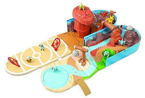 Bizak Transformable Pokemon Desert Playset, Play With All Your Pokemon, Includes Hidden Traps And Exclusive Zones (63222836) Pokemon