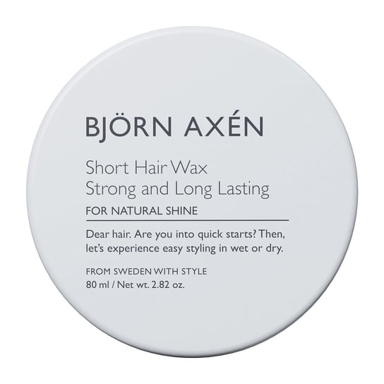 Björn Axén Short Hair Wax mocno utrwalający wosk do włosów 80ml björn axén