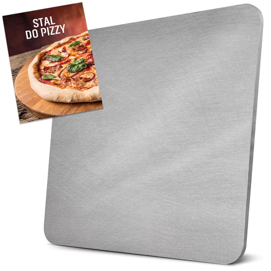 BLACHA STAL DO PIECZENIA PIZZY CHLEBA PŁYTA NA GRILL 40m35 6mm XXL BALU