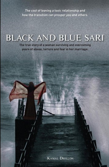 Black and Blue Sari Dhillon Kamal K