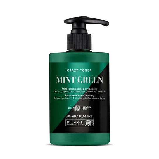Black, Crazy Toner, Mint Green, 300 ml Black