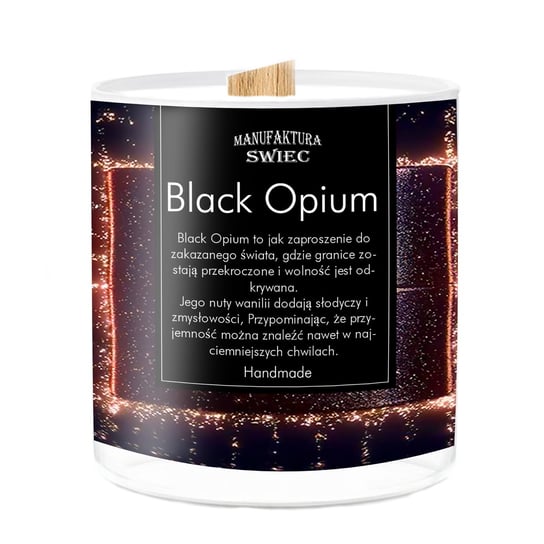 Black Opium. Świeca Sojowa Zapachowa Manufaktura Świec