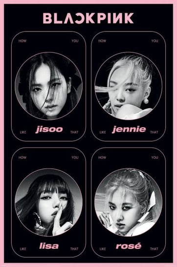 Black Pink How You Like That - plakat Pyramid Posters