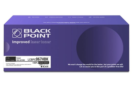 BLACK POINT LCBPC067HBK zamiennik CANON CRG-067HBK (black) Black Point