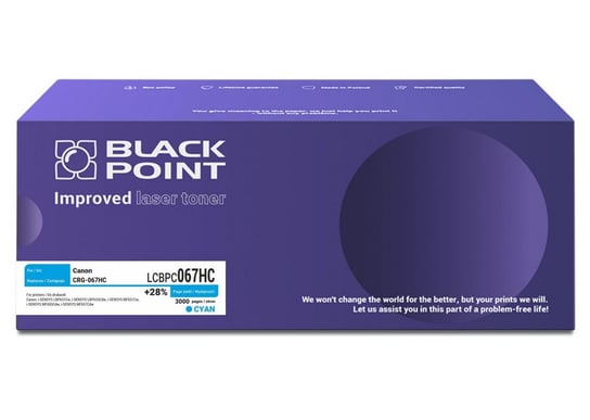BLACK POINT LCBPC067HC zamiennik CANON CRG-067HC (cyan) Black Point