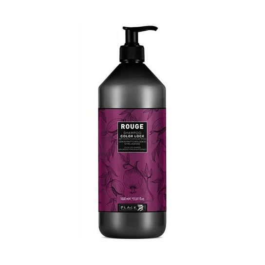 Black, Rouge Color Lock – Szampon do włosów, 1000ml Black