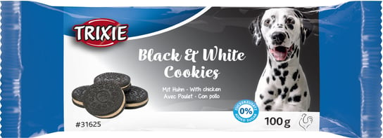 Black & White Cookies, ciasteczka dla psa, kurczak, o 4 cm, 4 szt./100 g Trixie