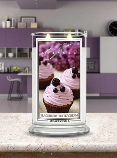 Blackberry Buttercream Duża świeca Kringle Candle Kringle Candle