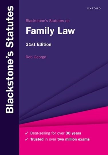 Blackstone's Statutes on Family Law Opracowanie zbiorowe