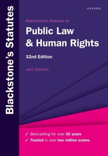 Blackstone's Statutes on Public Law & Human Rights Opracowanie zbiorowe