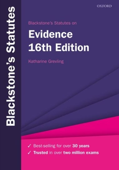 Blackstones Statutes on Evidence Opracowanie zbiorowe